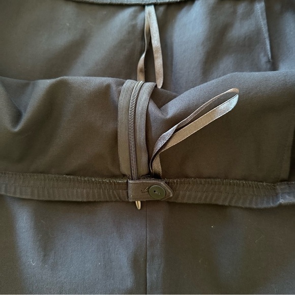 Eileen Fisher Organic Cotton Navy Blue Slim STRETCH Twill Pants - Picture 7 of 10